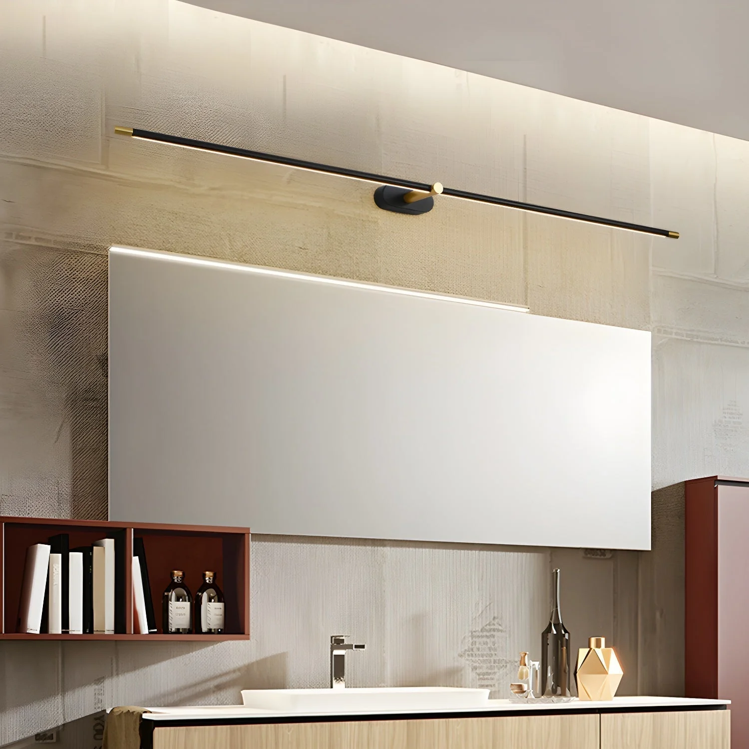 Flano Minimalist Linear Rechargeable Wall Lamp - Image 2