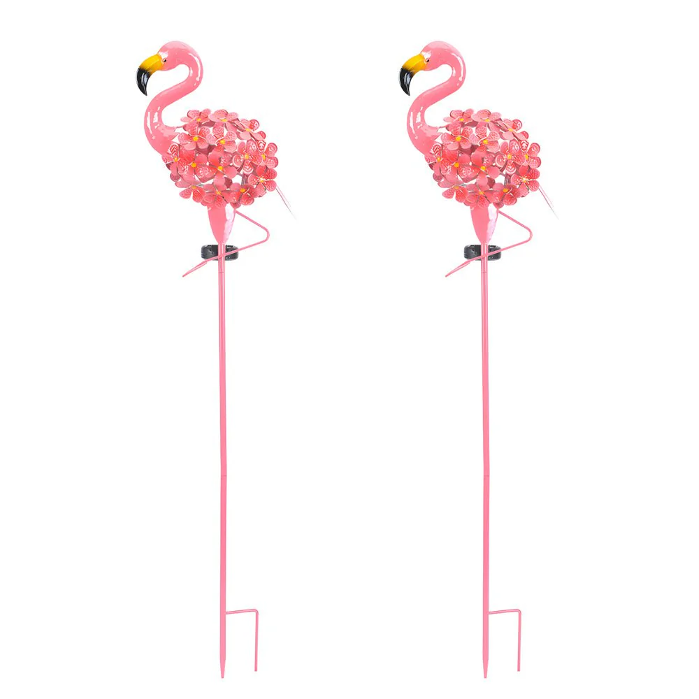 Flod Flamingo Solar Stake LED Outdoor Pathway Lamp - Image 5