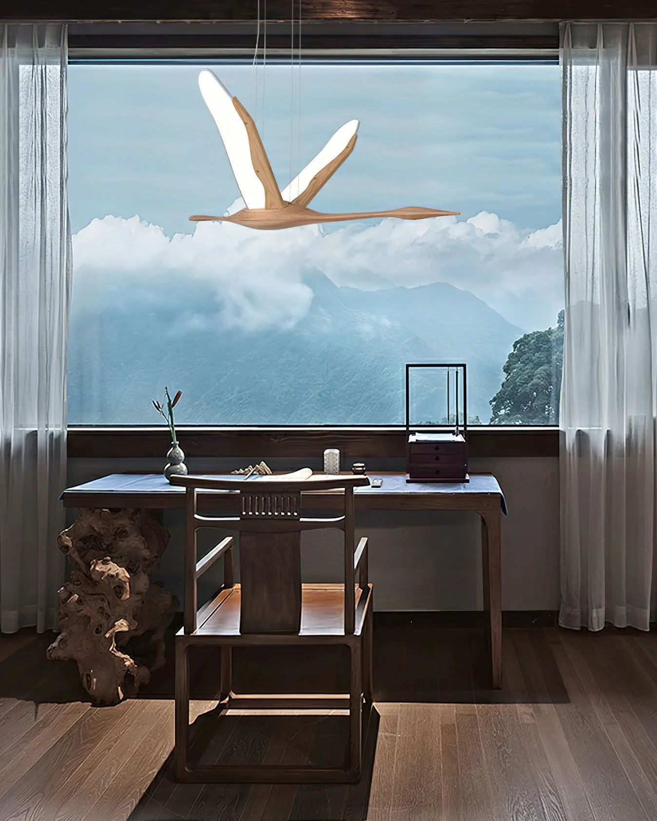 Flora Modern Wood Pendant Lamp - Image 16