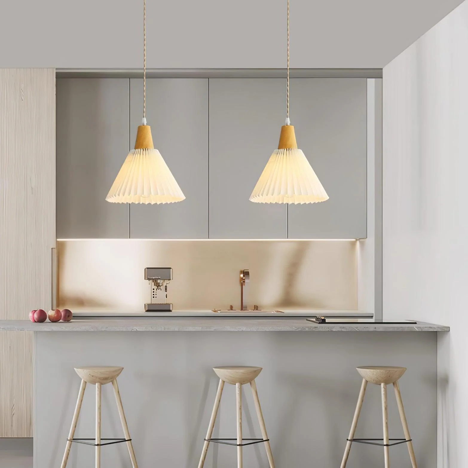 Flora Modern Wood Pendant Light - Image 37