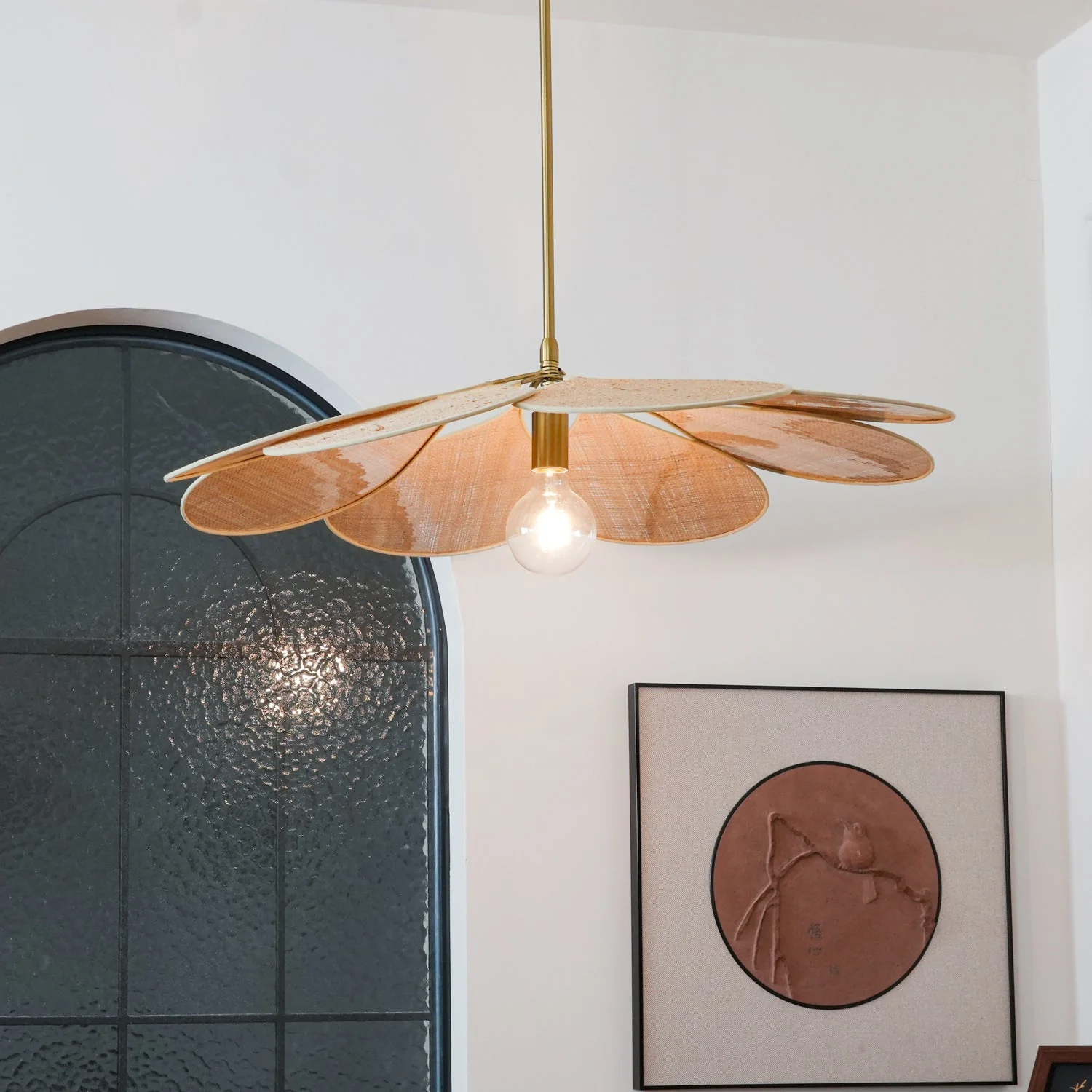 Flora Bohemian Fabric Pendant Lamp - Image 10