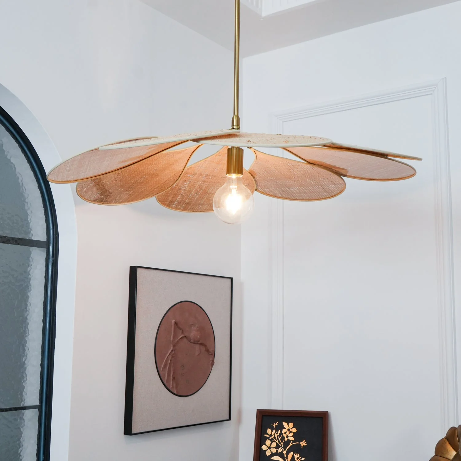 Flora Bohemian Fabric Pendant Lamp - Image 11