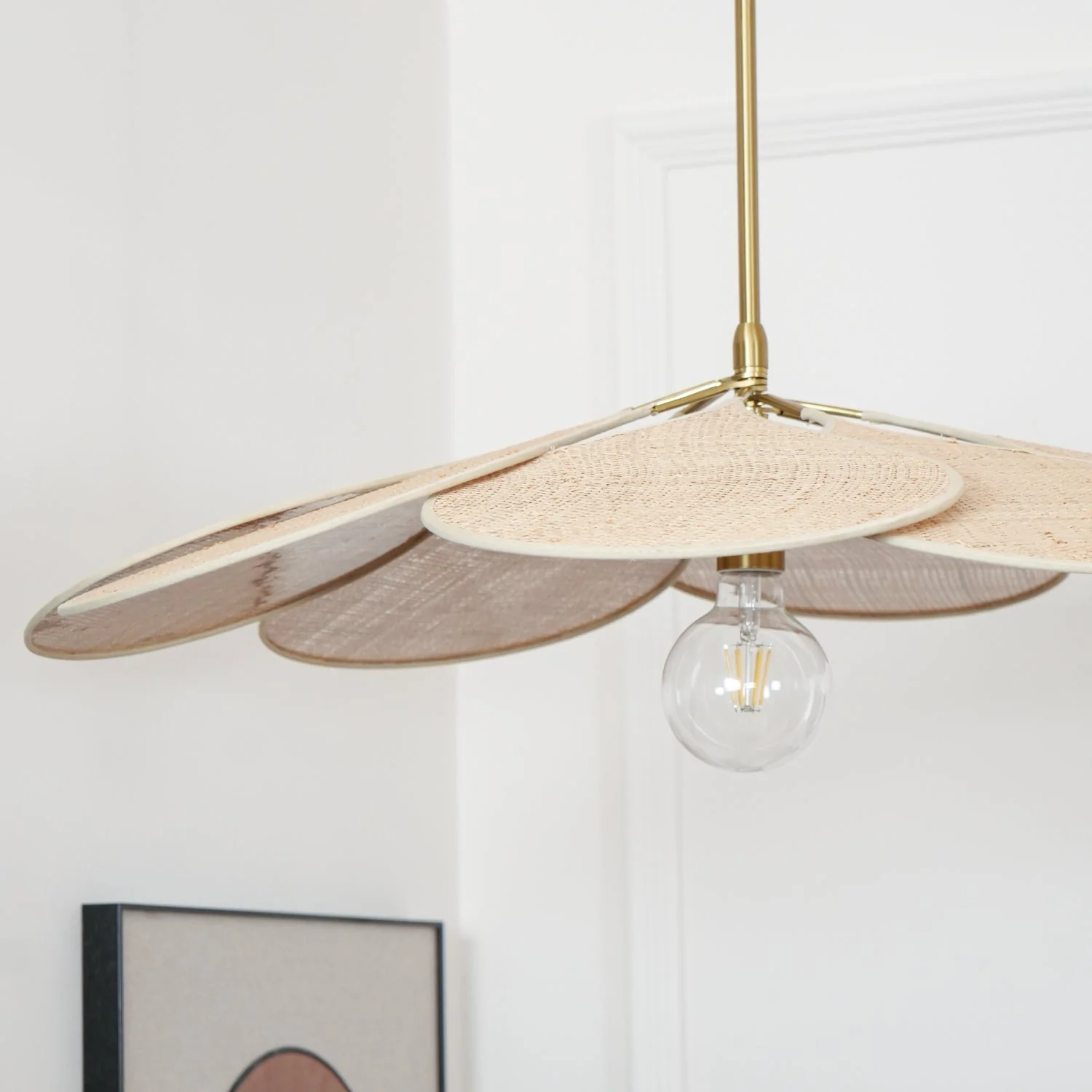 Flora Bohemian Fabric Pendant Lamp - Image 13