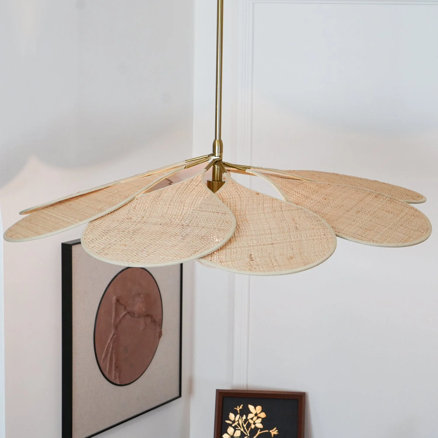 Flora Bohemian Fabric Pendant Lamp - Image 2