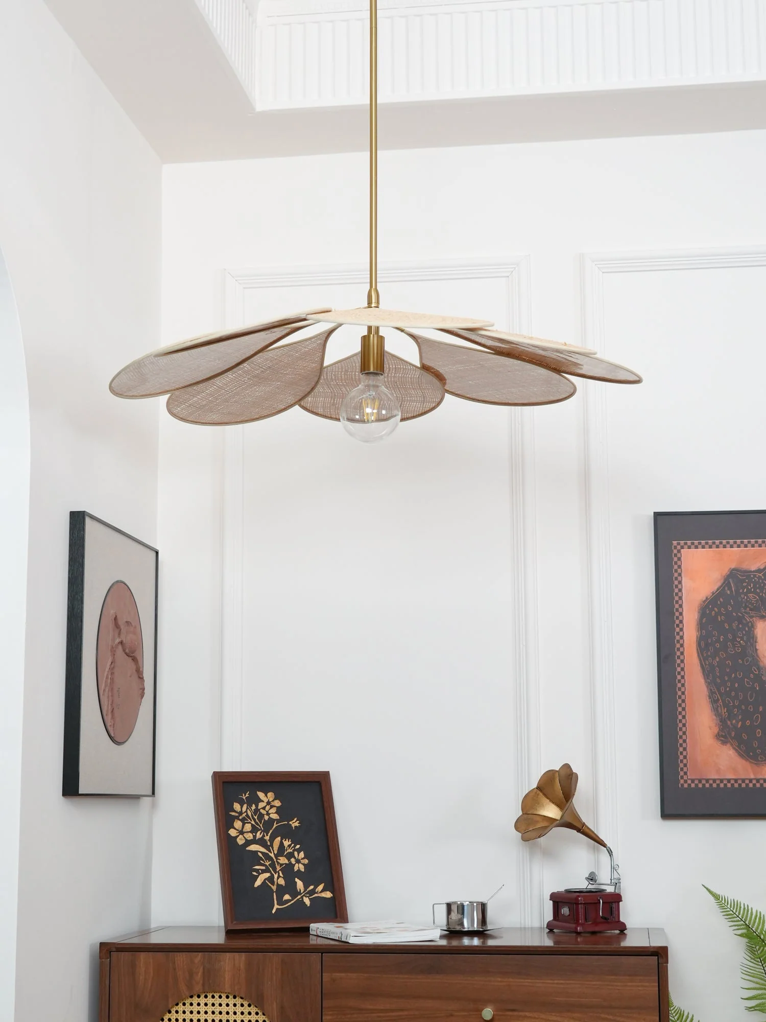 Flora Bohemian Fabric Pendant Lamp - Image 23