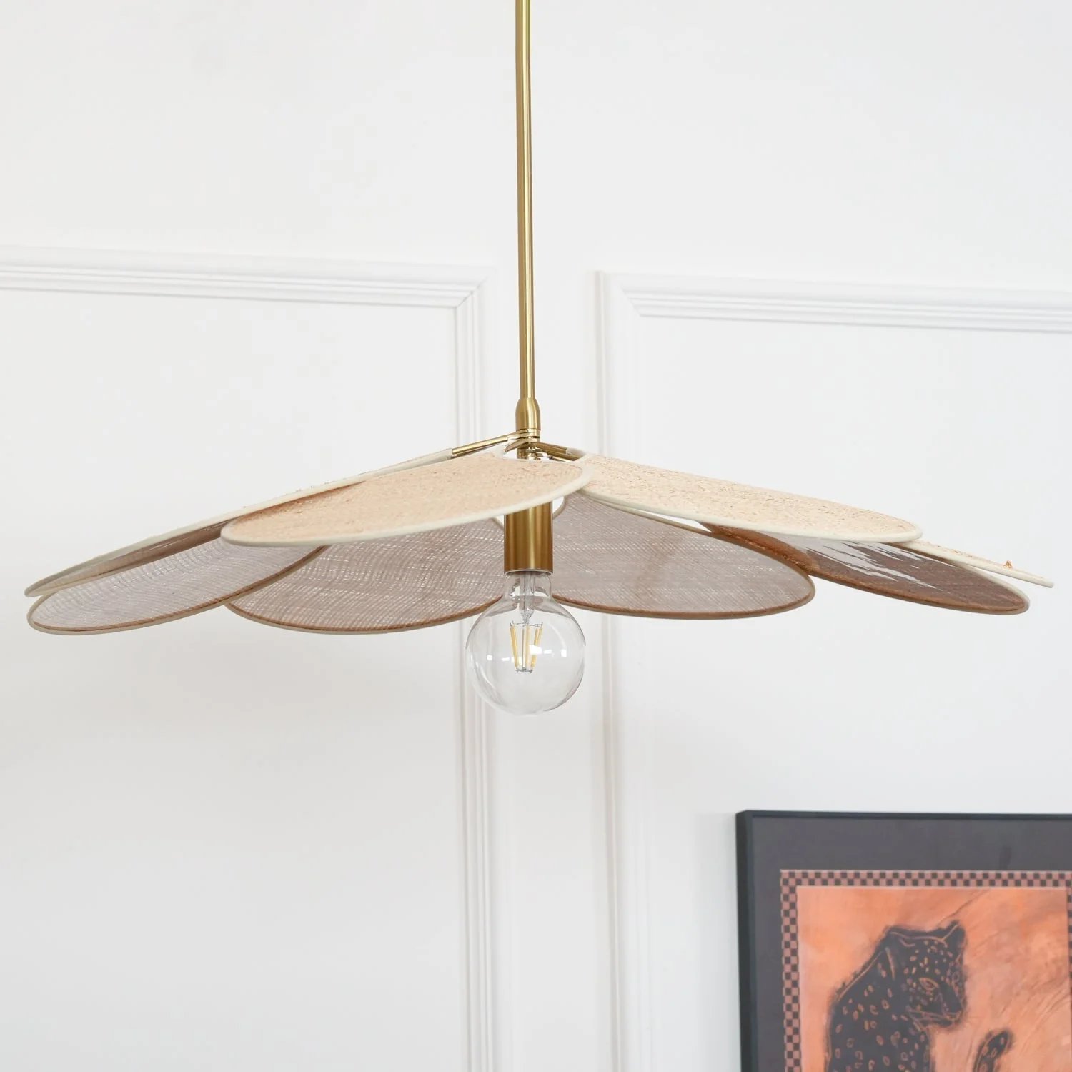 Flora Bohemian Fabric Pendant Lamp - Image 29