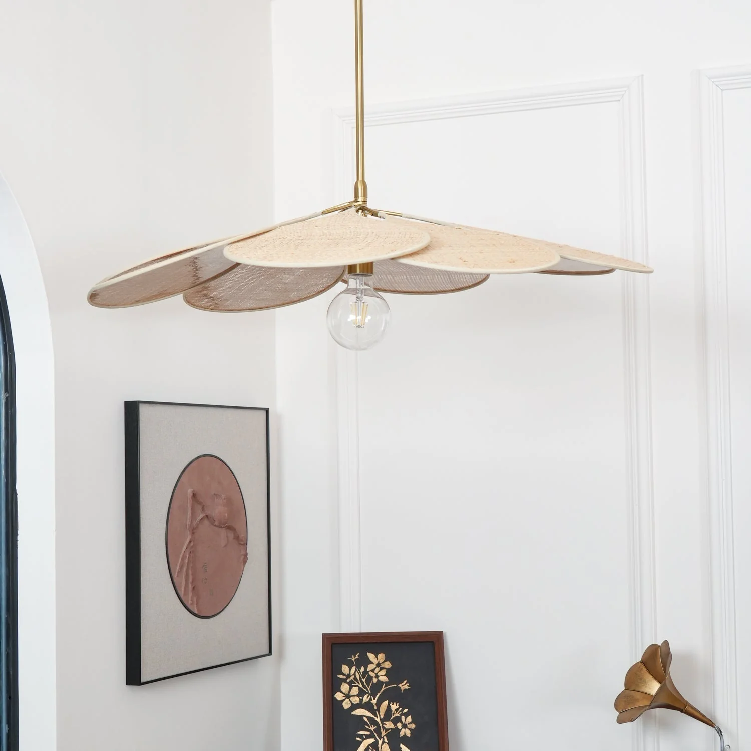 Flora Bohemian Fabric Pendant Lamp - Image 30