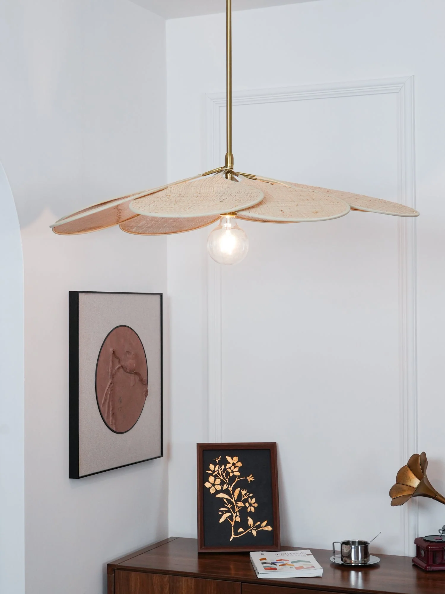 Flora Bohemian Fabric Pendant Lamp - Image 31