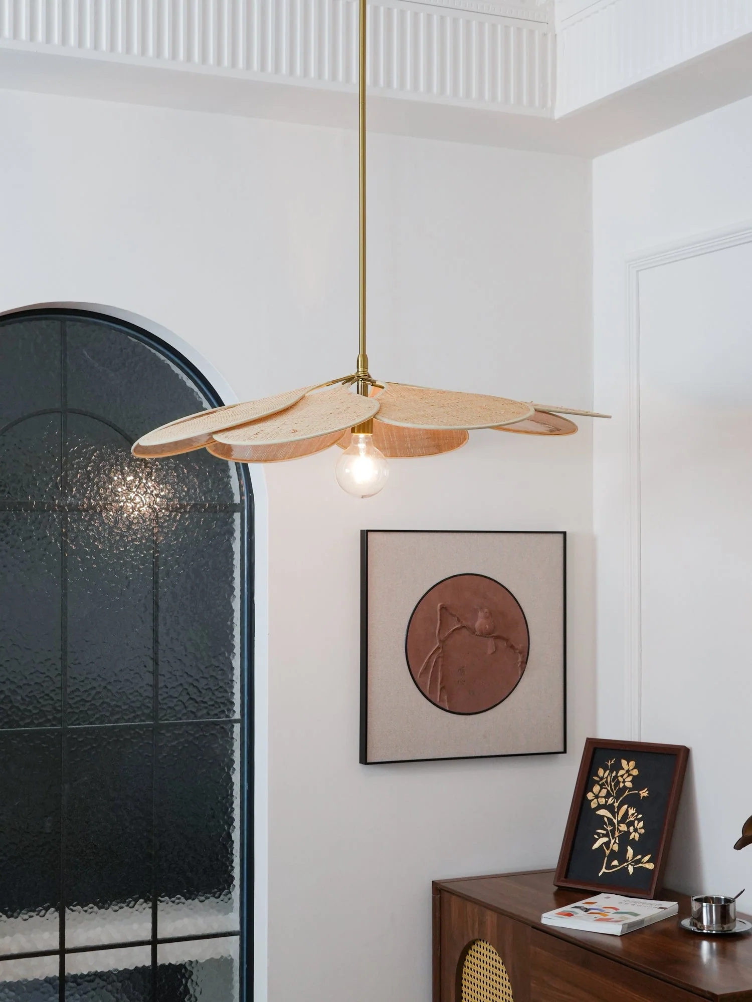 Flora Bohemian Fabric Pendant Lamp - Image 9