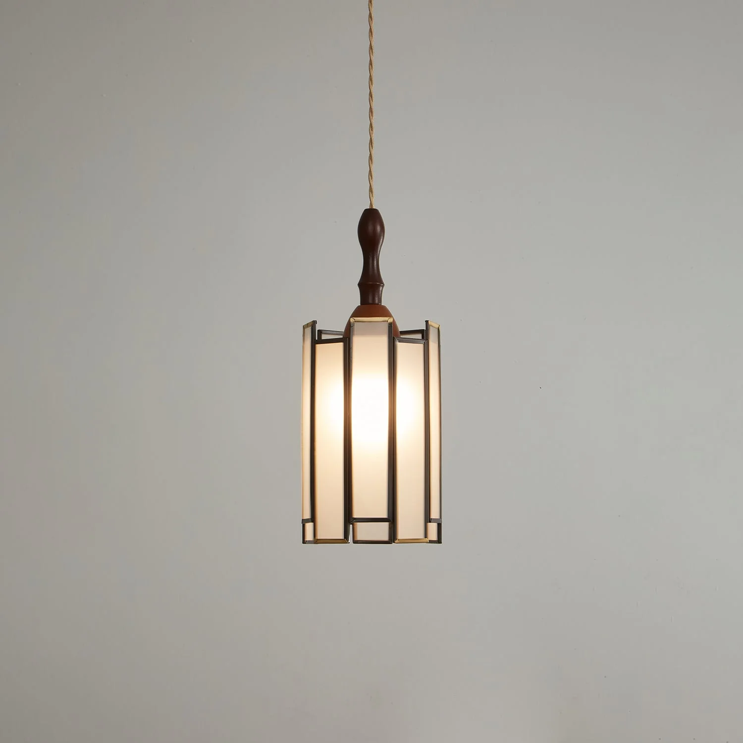Florace Wood & Glass Vintage Pendant Lamp - Image 50