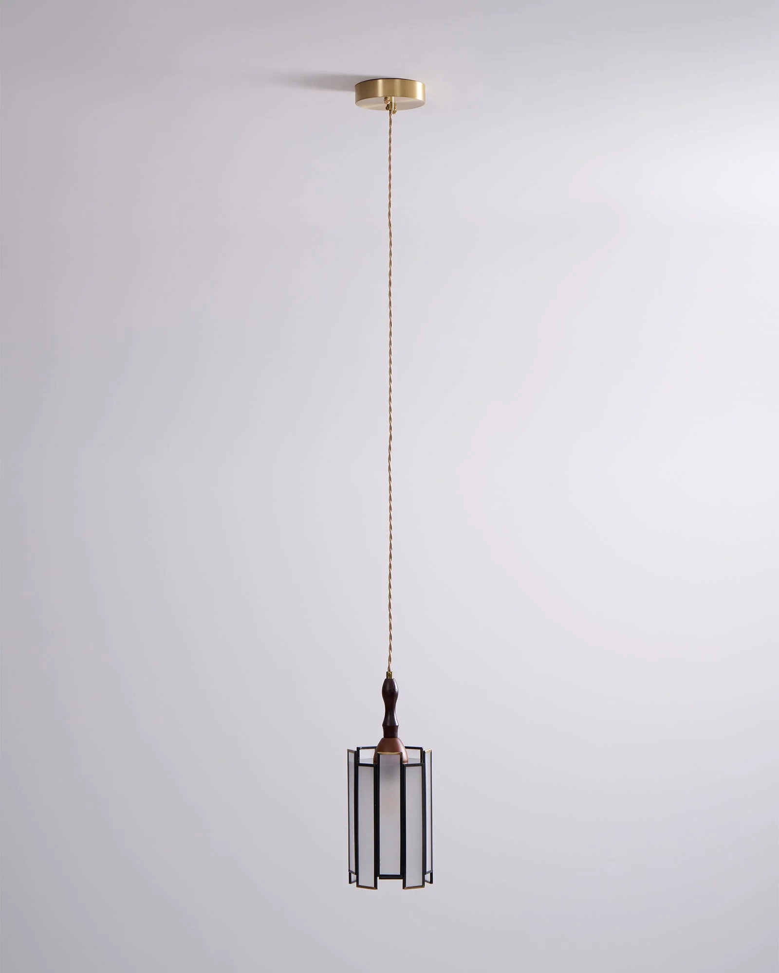 Florace Wood & Glass Vintage Pendant Lamp - Image 65