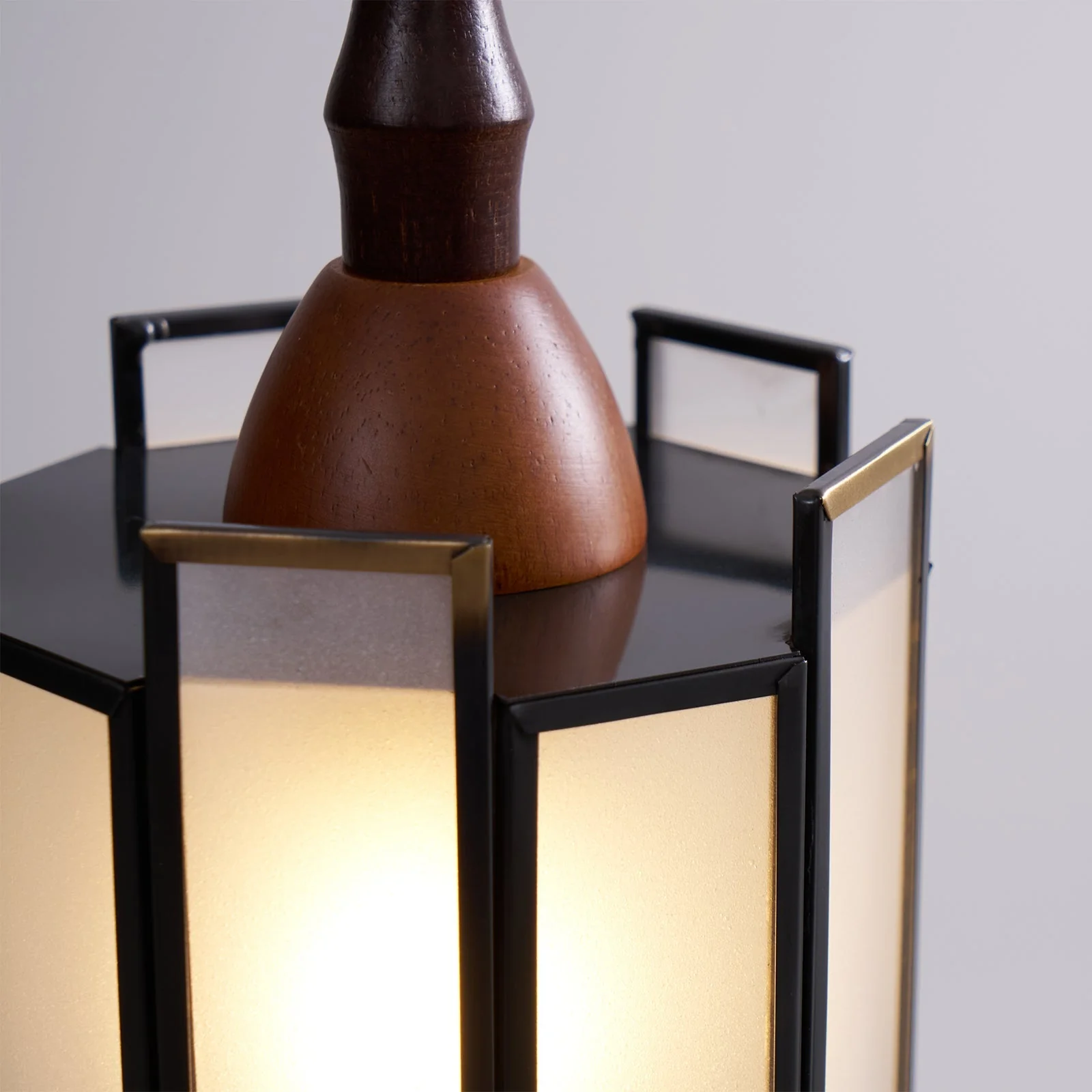Florace Wood & Glass Vintage Pendant Lamp - Image 68