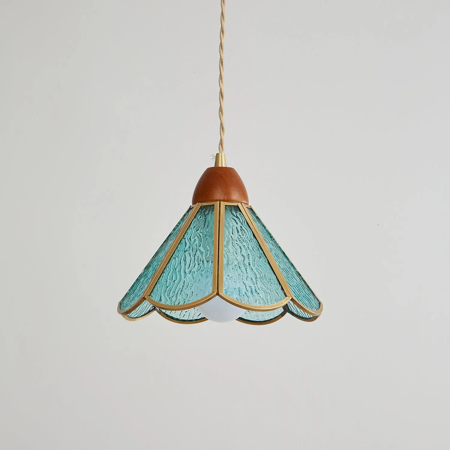 Florace Wood & Glass Vintage Pendant Lamp - Image 78