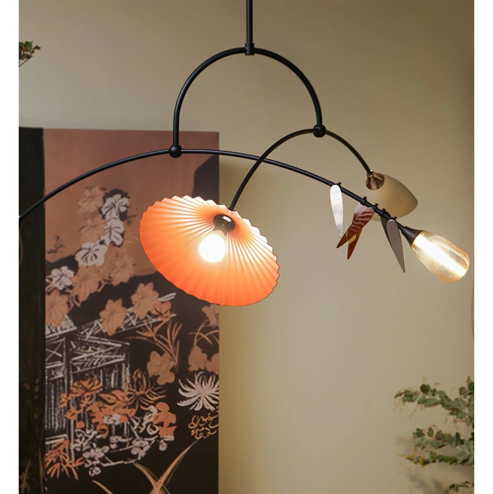 FloraCurv Glass Artisan Pendant Light - Image 15