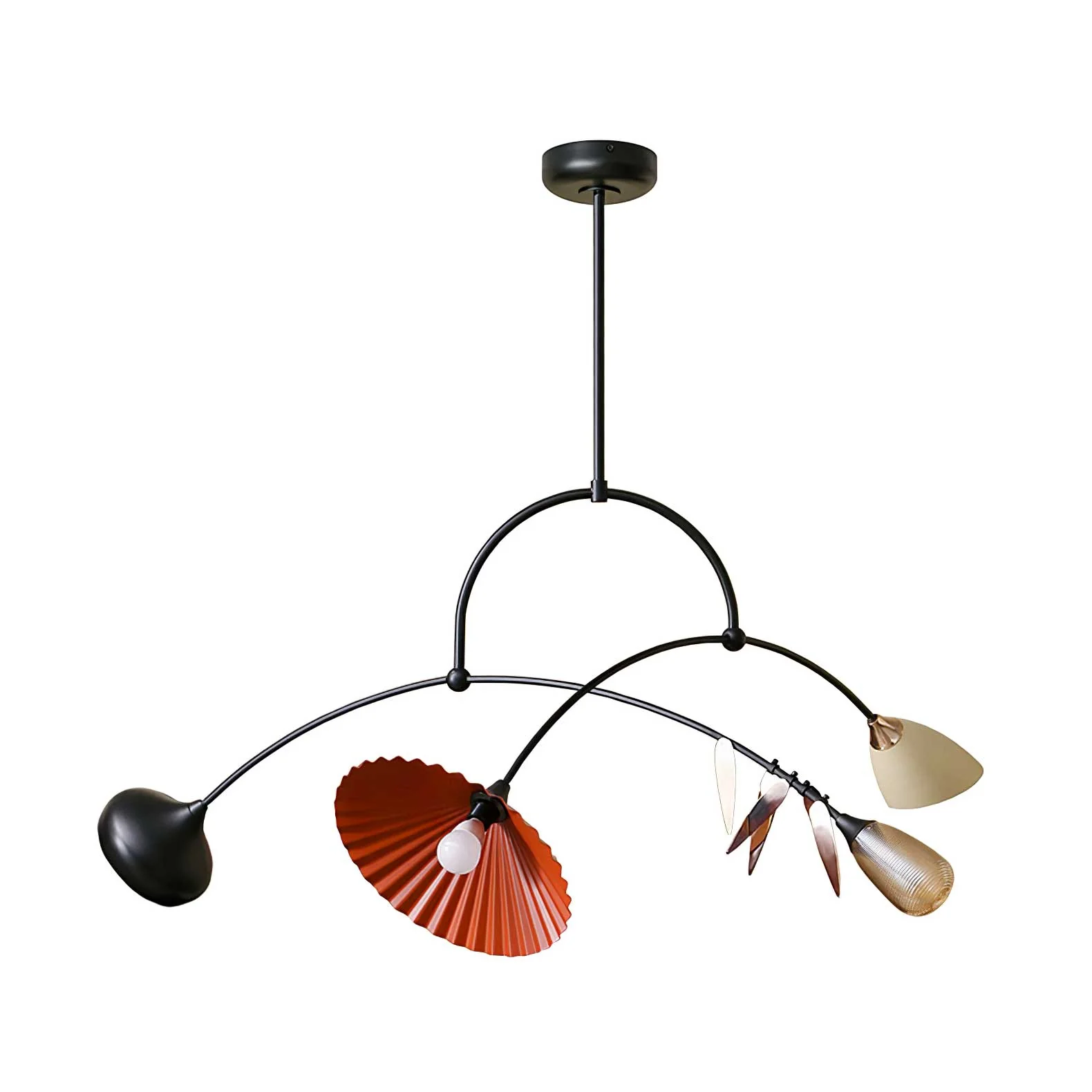 FloraCurv Glass Artisan Pendant Light - Image 3