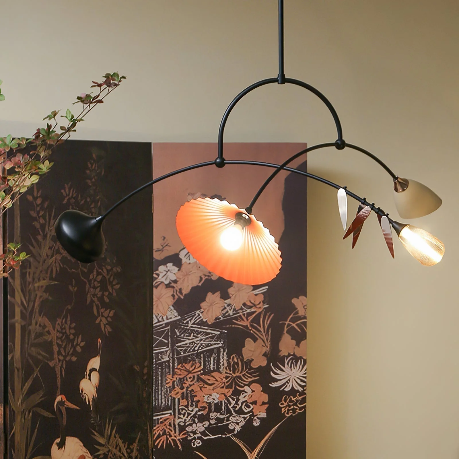 FloraCurv Glass Artisan Pendant Light - Image 4