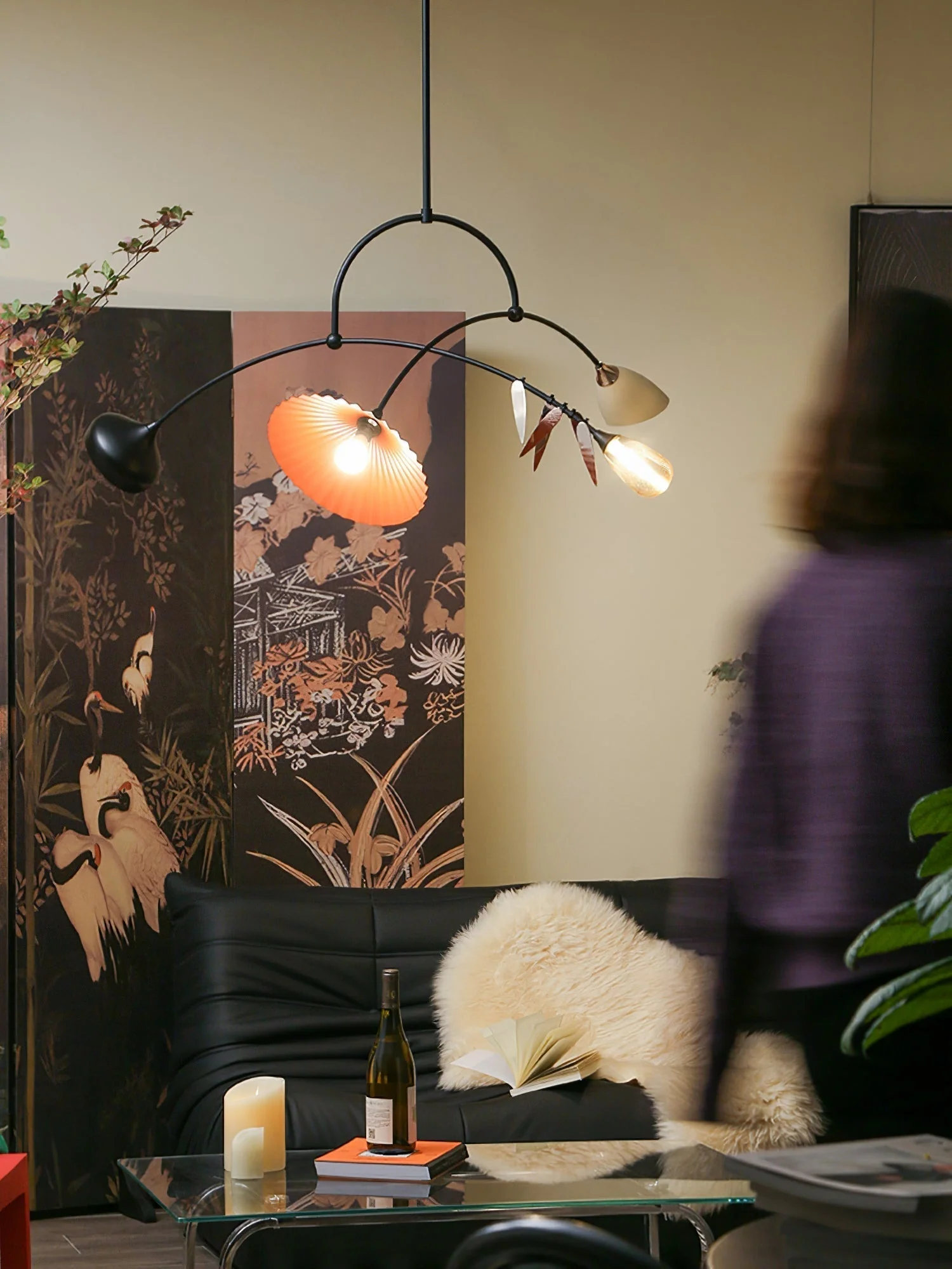 FloraCurv Glass Artisan Pendant Light - Image 6