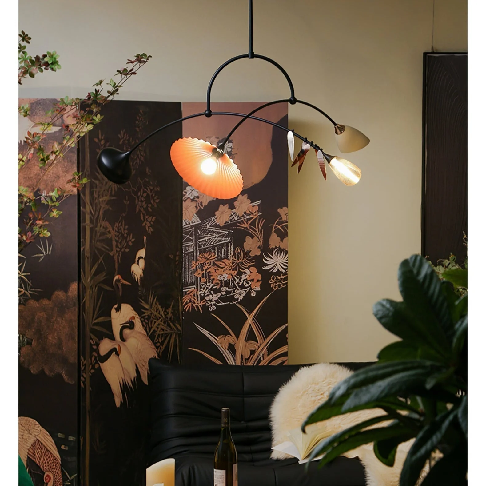 FloraCurv Glass Artisan Pendant Light - Image 7