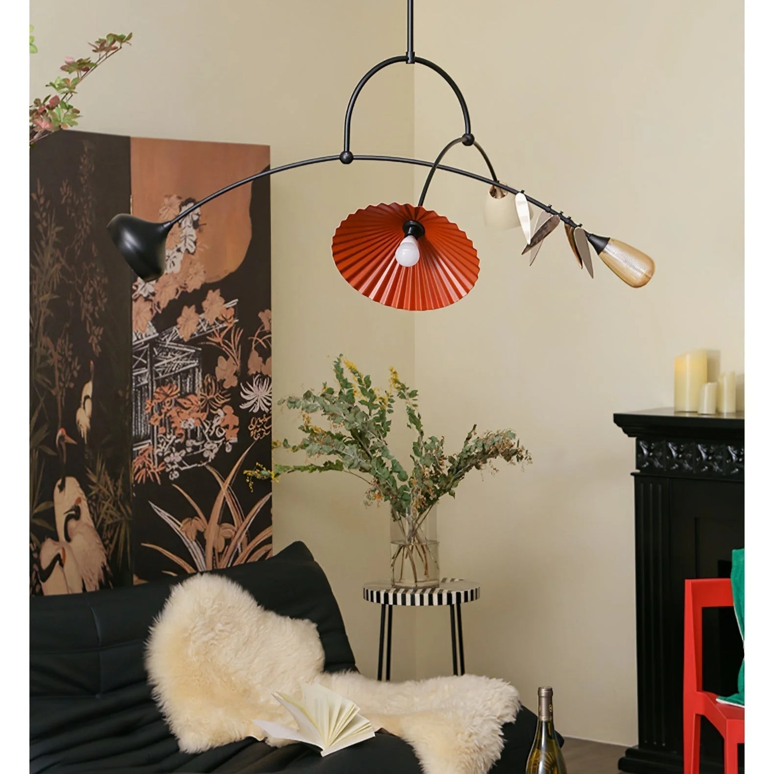 FloraCurv Glass Artisan Pendant Light - Image 9