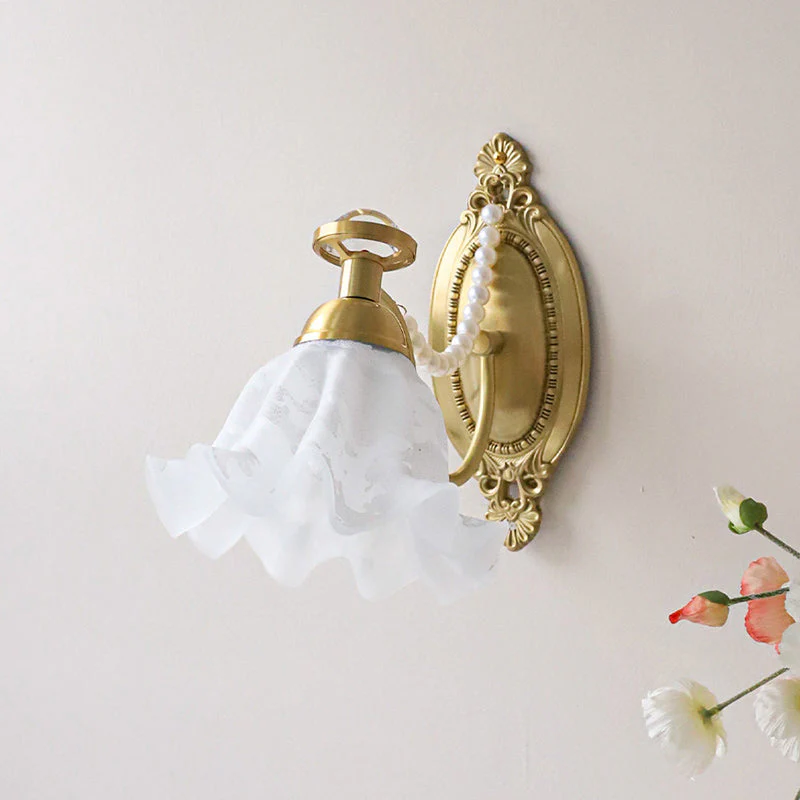 Floral Contemporary Glass Wall Light - Image 14