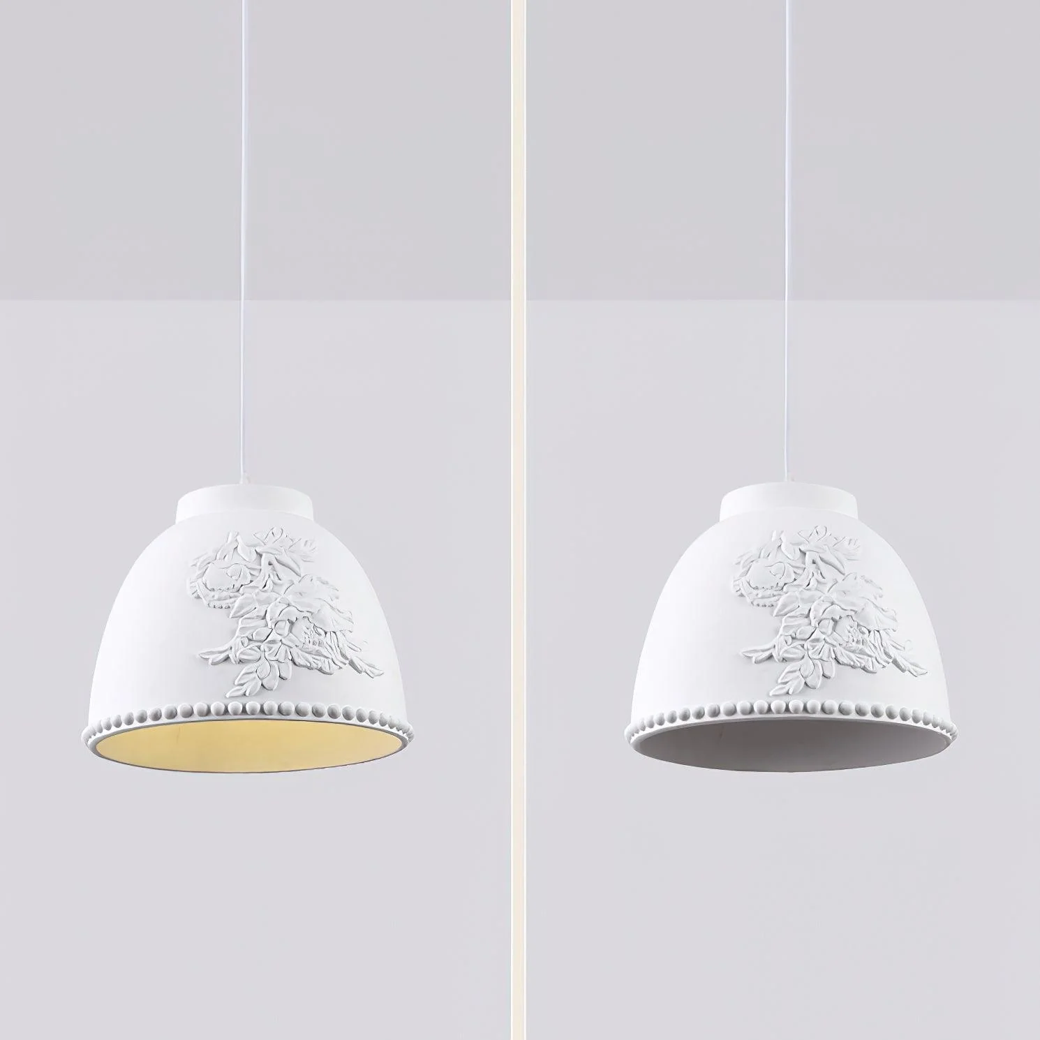Floral Embossed Flora Pendant Lamp - Image 13