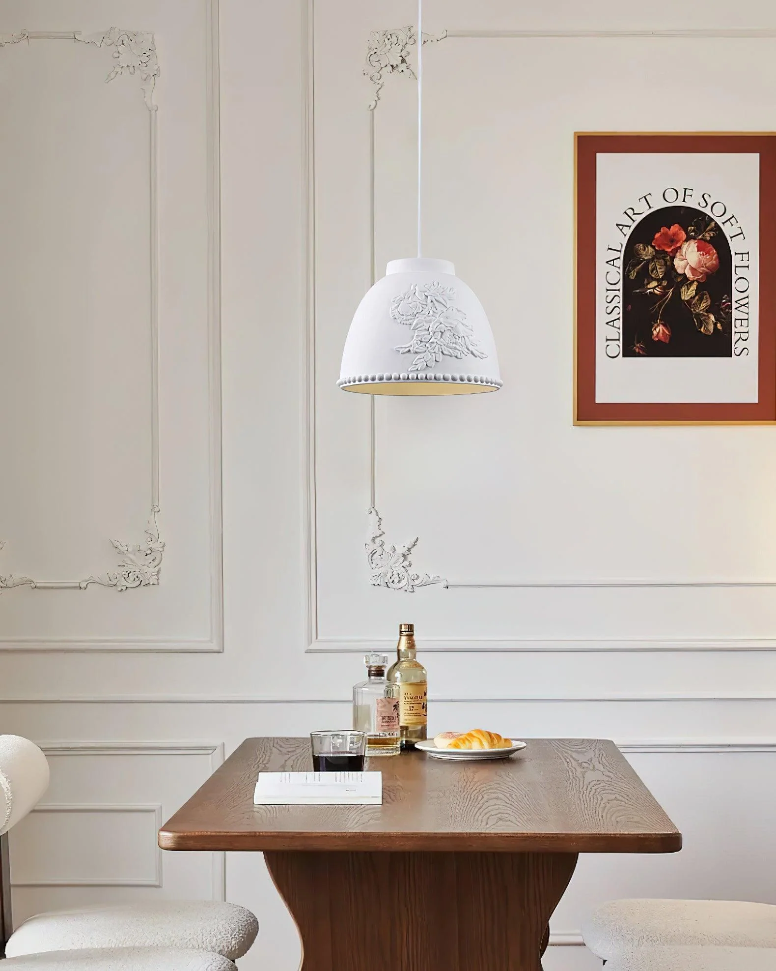 Floral Embossed Flora Pendant Lamp - Image 8