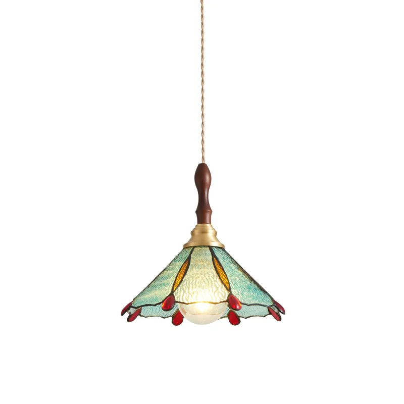 Floraner Brass & Glass Pendant Lamp - Image 5