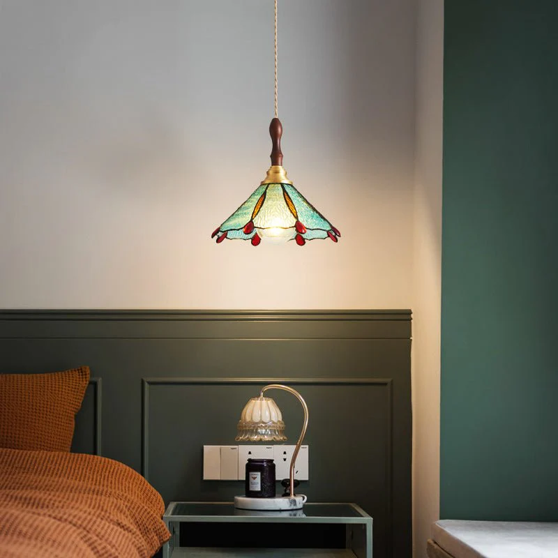 Floraner Brass & Glass Pendant Lamp - Image 7
