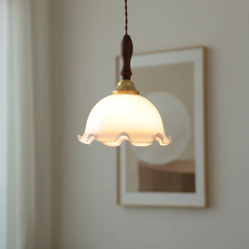 Floria Milky Flower Pendant Light - Image 10
