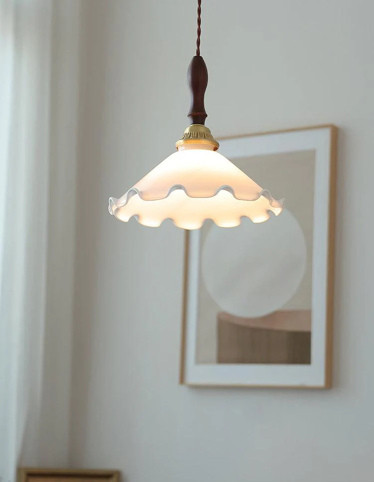 Floria Milky Flower Pendant Light - Image 16