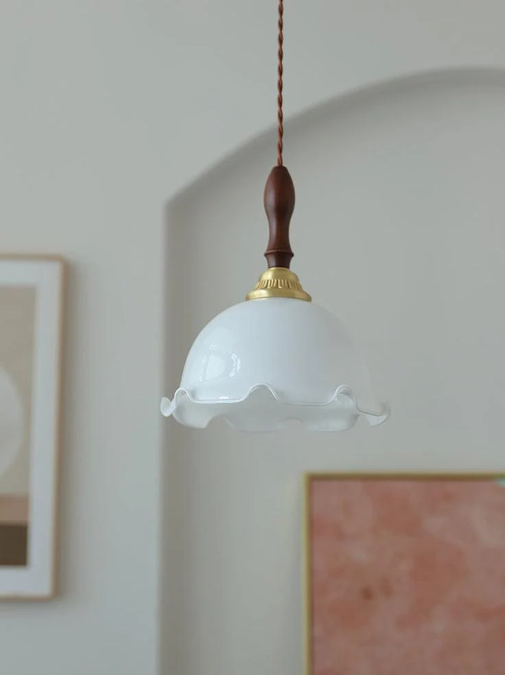 Floria Milky Flower Pendant Light - Image 19