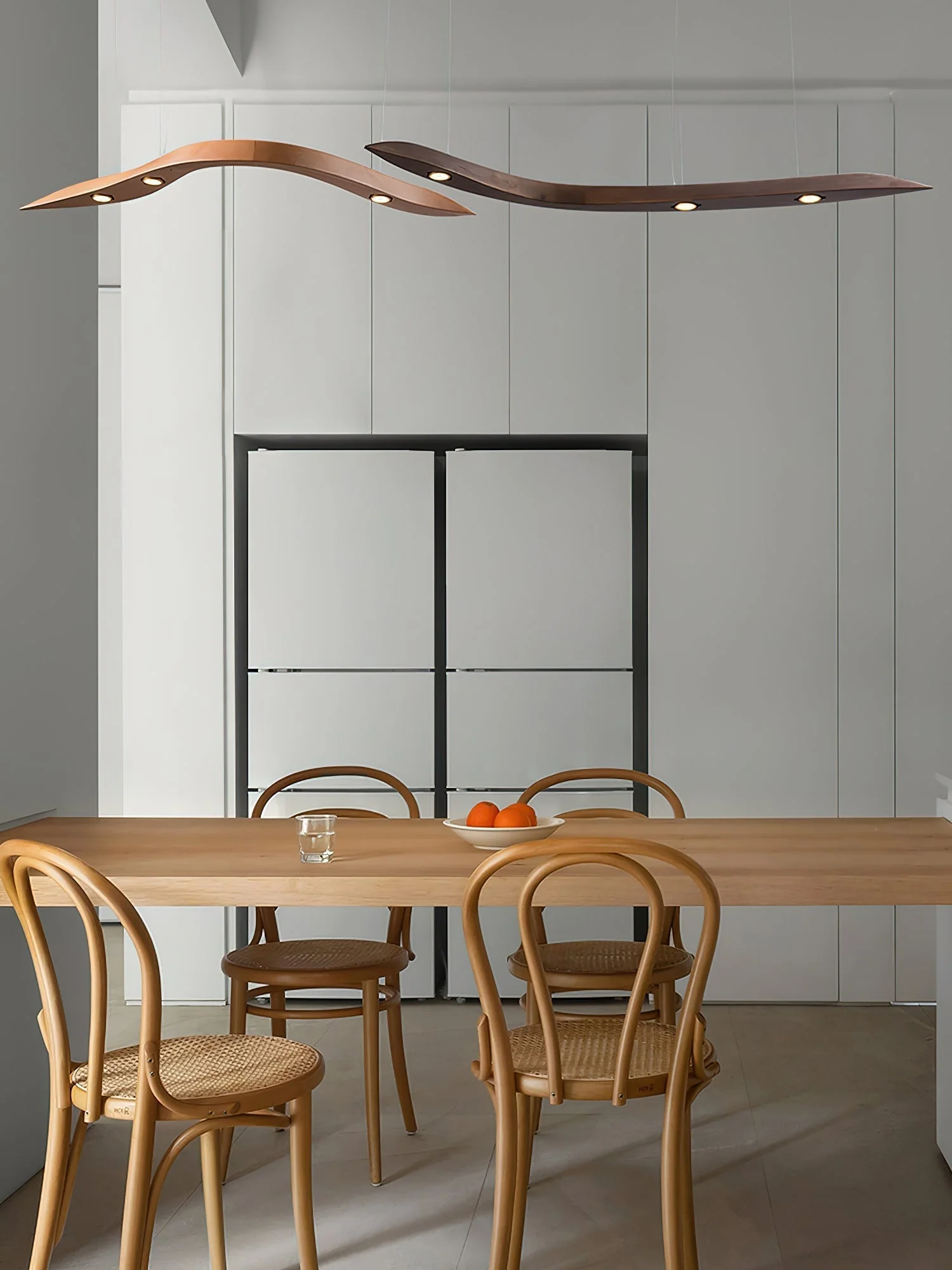 Flow Minimalist Wood Pendant Lamp - Image 12