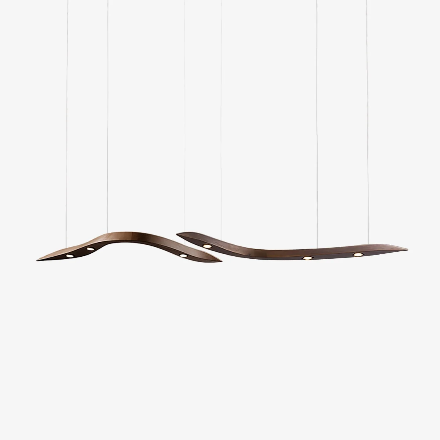 Flow Minimalist Wood Pendant Lamp - Image 18