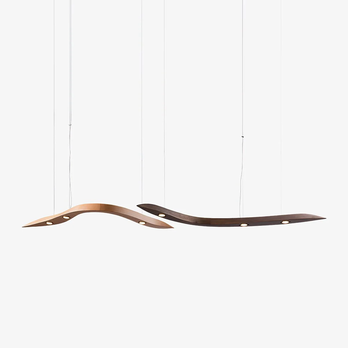 Flow Minimalist Wood Pendant Lamp - Image 5