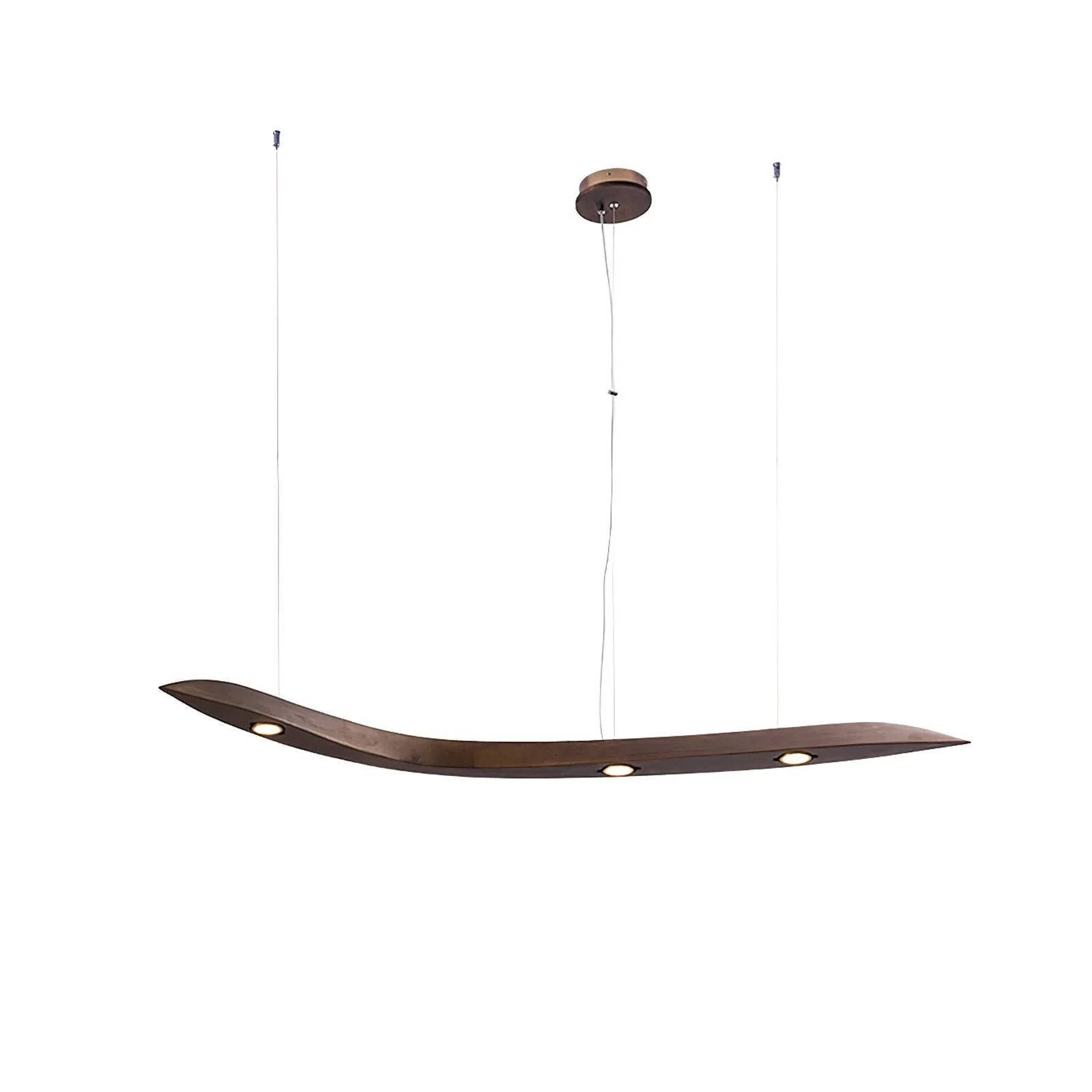 Flow Minimalist Wood Pendant Lamp - Image 6