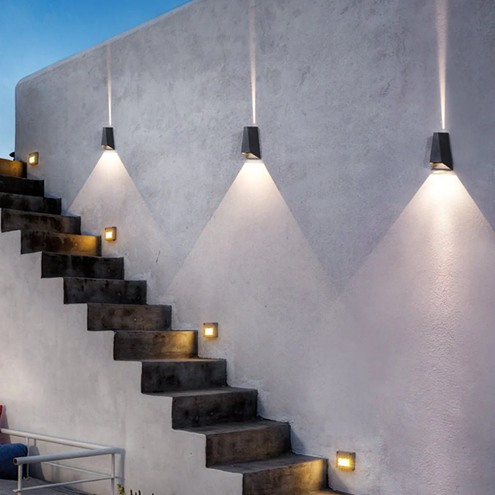 Flowy LED Waterproof Creative Modern Outdoor Porch Lights - Image 6