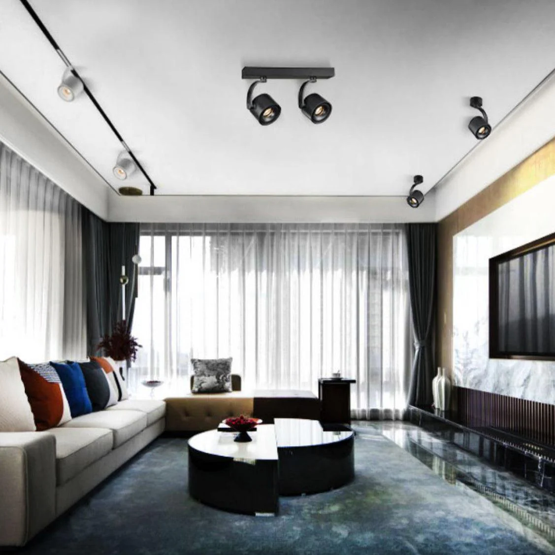 Focus Sleek Aluminum Ceiling Light - Image 16