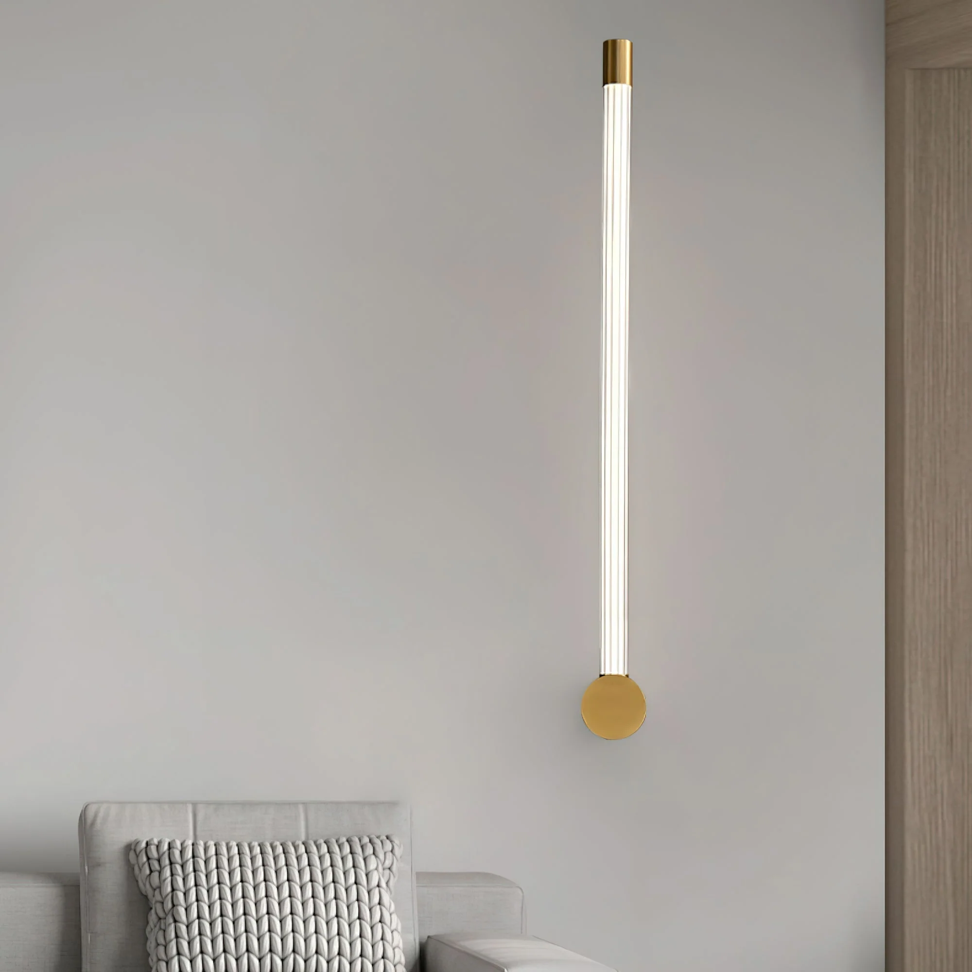 Forbes Modern Minimalist Linear LED Sconce Wall Lamp - Image 8