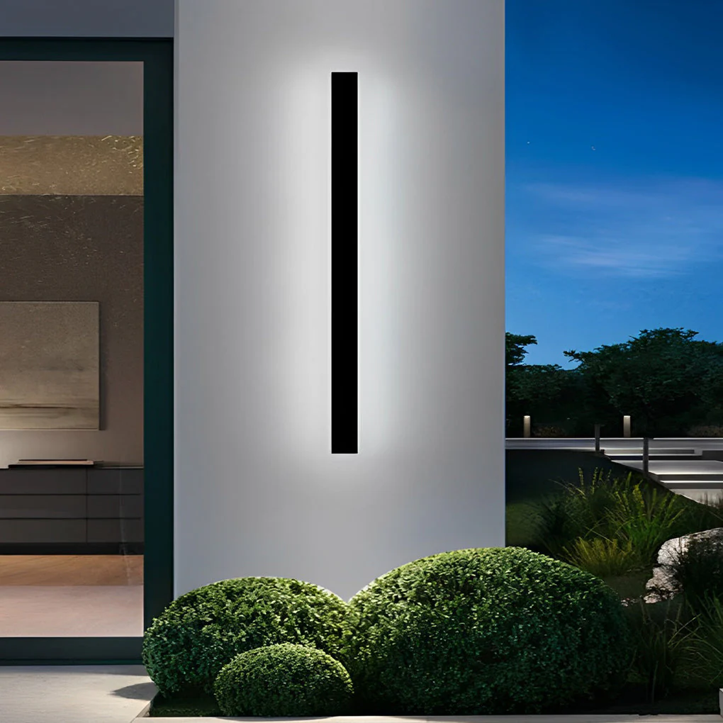 Forest Minimalist Long Linear LED Outdoor Wall Sconce - Image 4