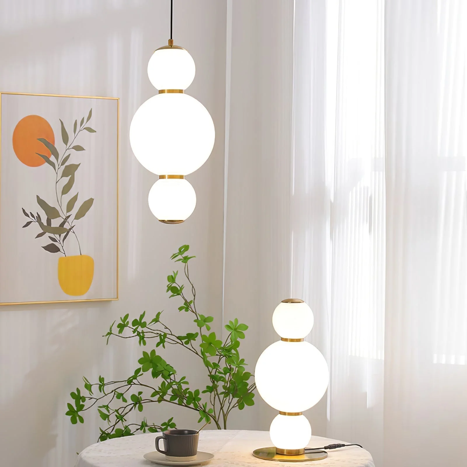 Frankie Minimalist Glass Pendant Light - Image 26