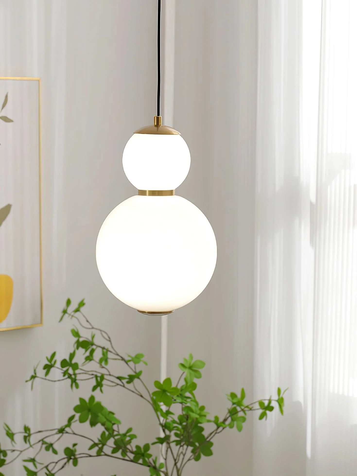 Frankie Minimalist Glass Pendant Light - Image 5