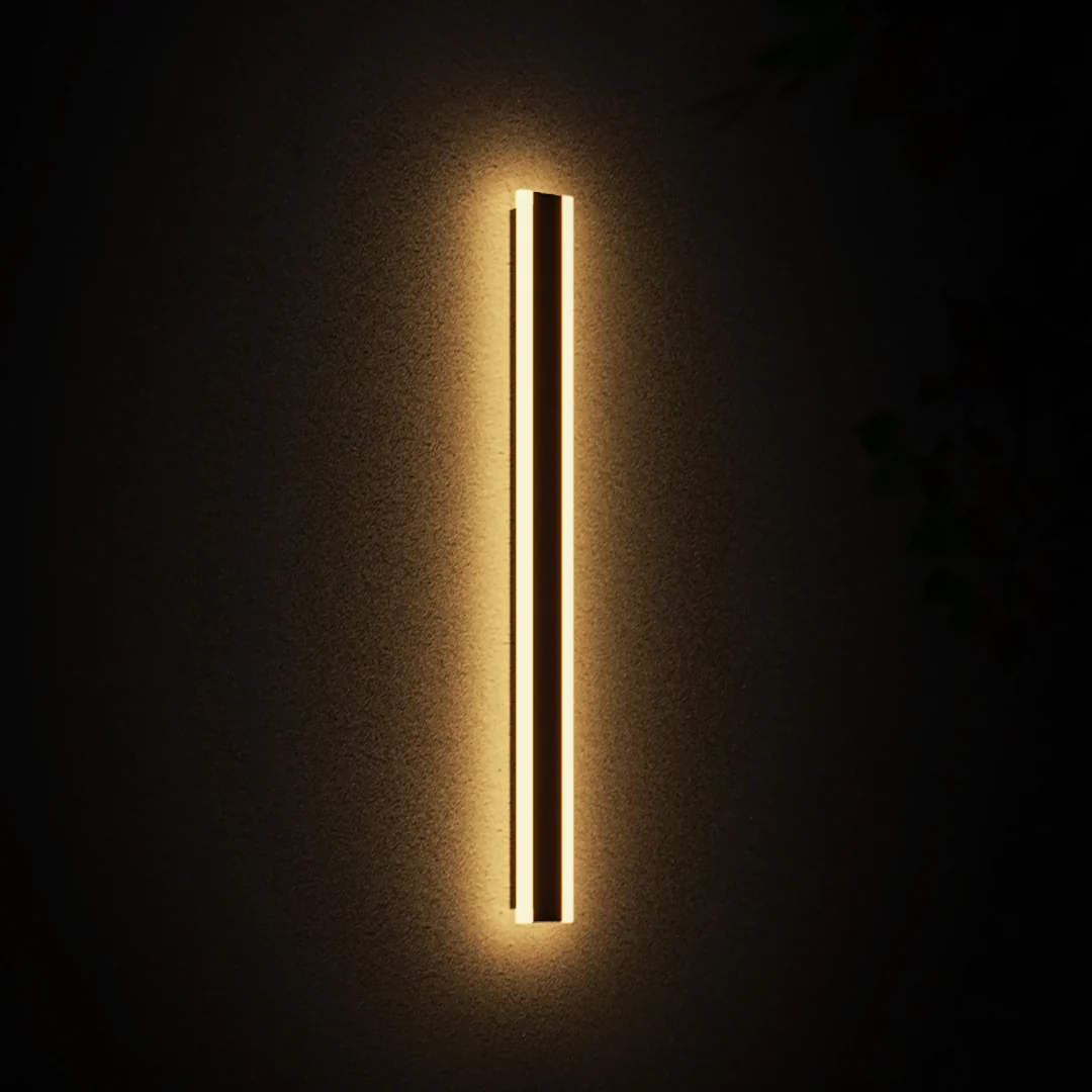 Frederick Linear Multi Color Modern Steel Outdoor Sconces - Image 3