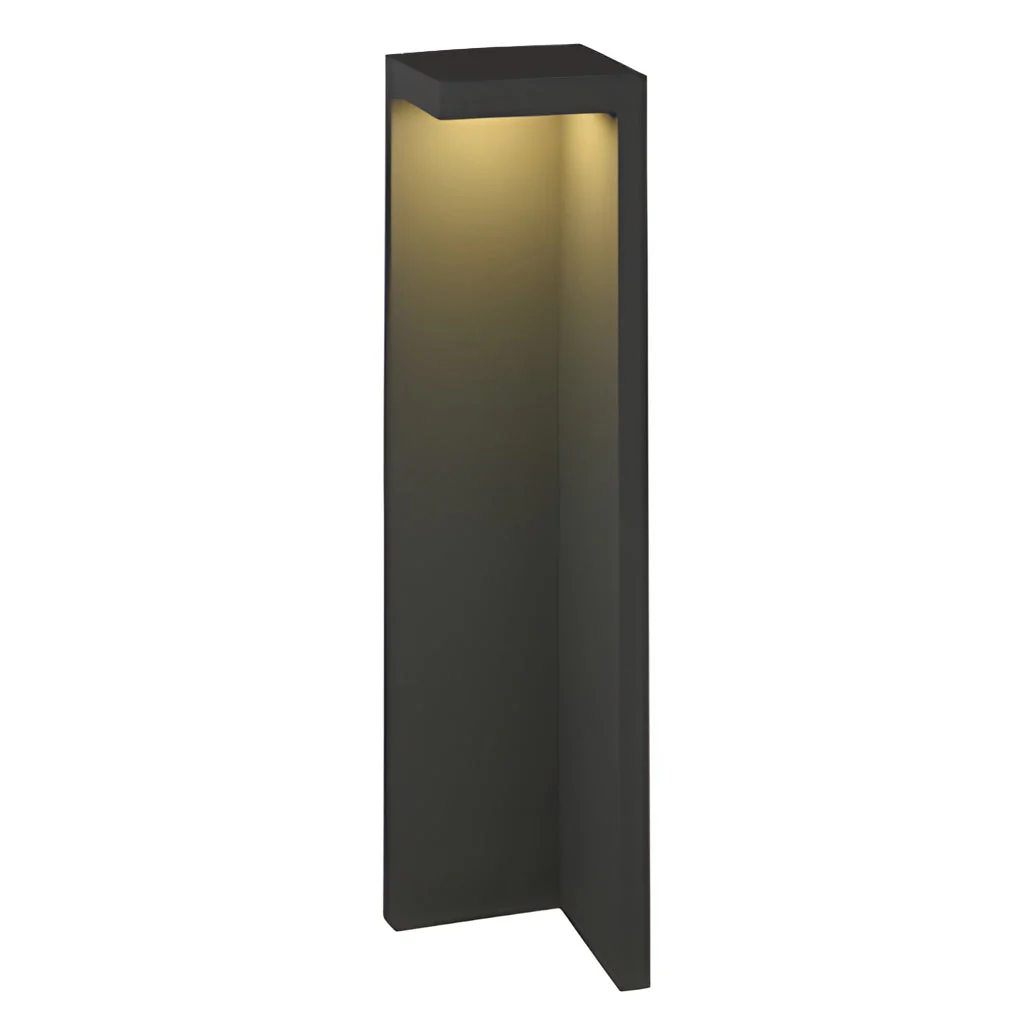 Fredy Rectangular Fixture Modern Glass Outdoor Path Light - Image 14