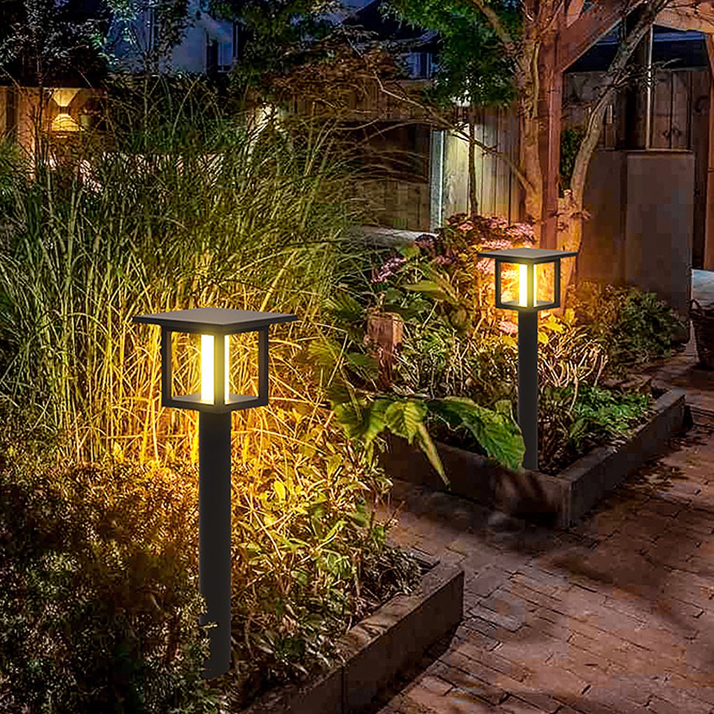 Freea Vintage Wide Top LED Glass Outdoor Post Lights - Image 10