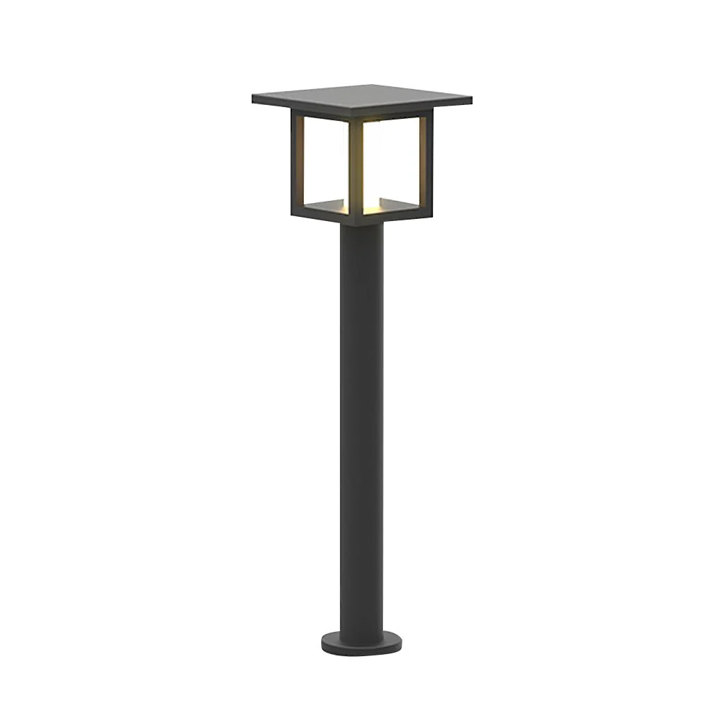 Freea Vintage Wide Top LED Glass Outdoor Post Lights - Image 7