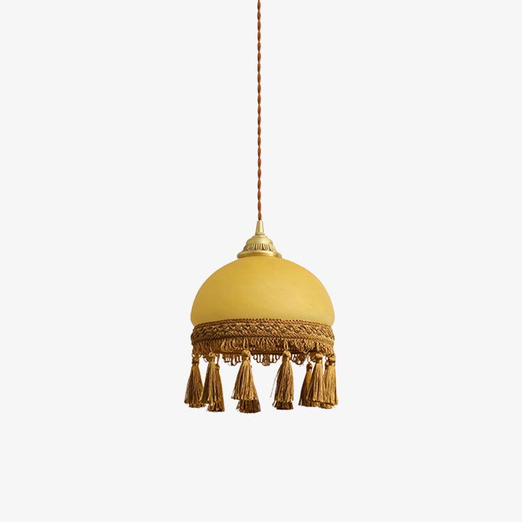 Fringe Tassels Brass Pendant Light - Image 6