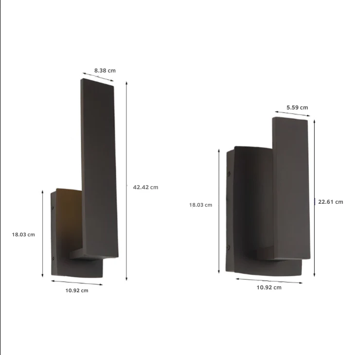 Gabriell Minimalist LED Modern Outdoor Wall Light - Image 3