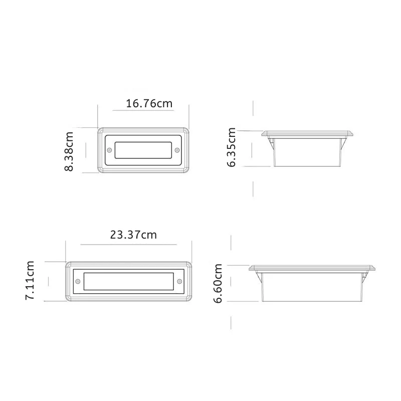 Gal LED Recessed Minimalist Outdoor Step Lights - Image 9