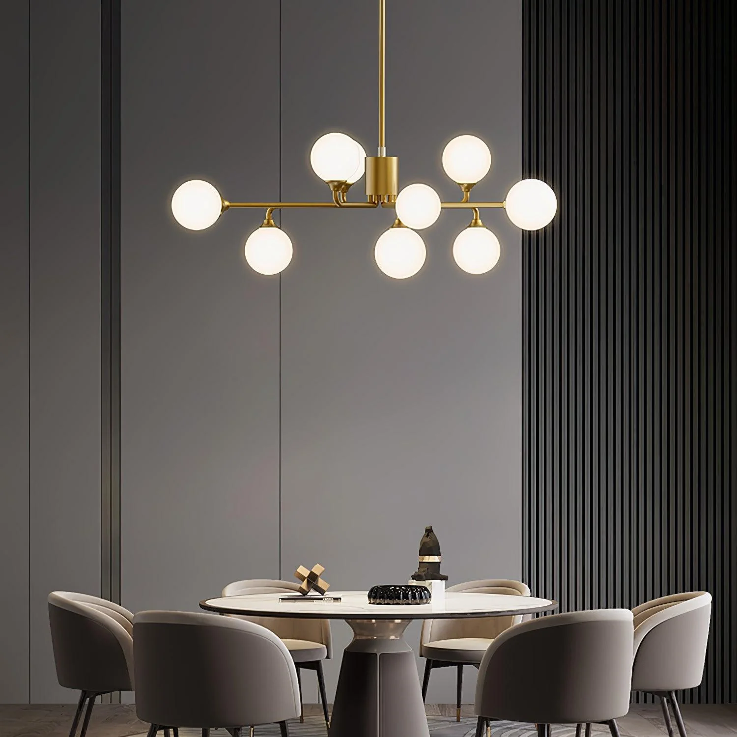 Galaxy Modern Glass Chandelier - Image 24