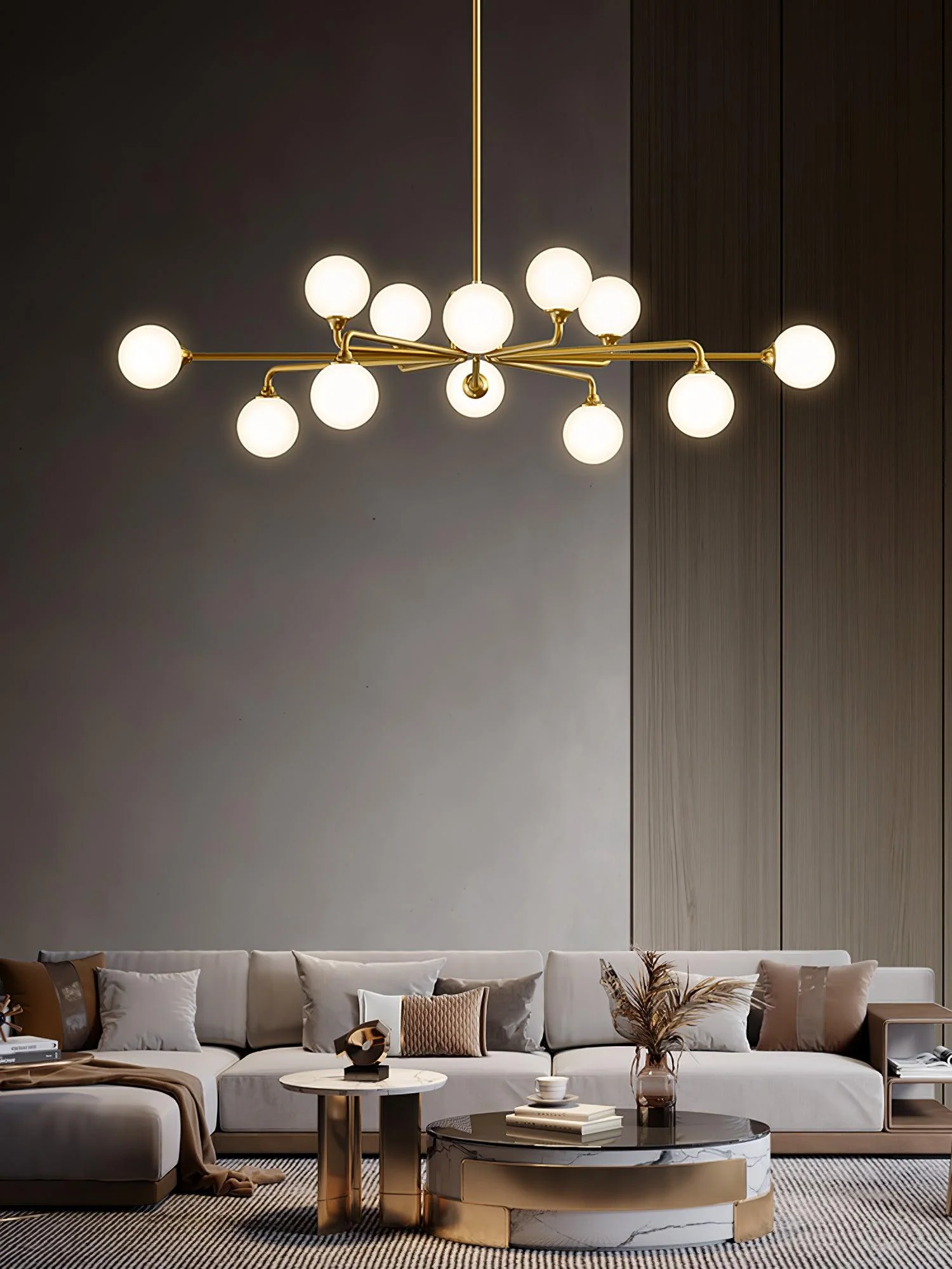 Galaxy Modern Glass Chandelier - Image 28